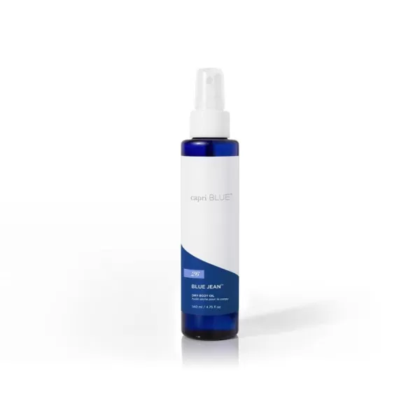 Capri Blue Dry Body Oil Spray  Blue Jean Moisturizing Body Oils for Women ampamp Men  Body Moisturizer Oil wVitamin E Jojoba Oil ampamp Omega 6 Fatty Acids  Paraben CrueltyFree Skin Oil 475 ozBlue Jean