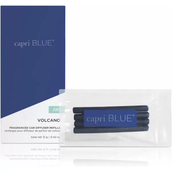 Capri Blue Fragranced Car Diffuser Refills  Volcano Car Freshener Refills  Vent Clip  Car Scent Diffuser Refills