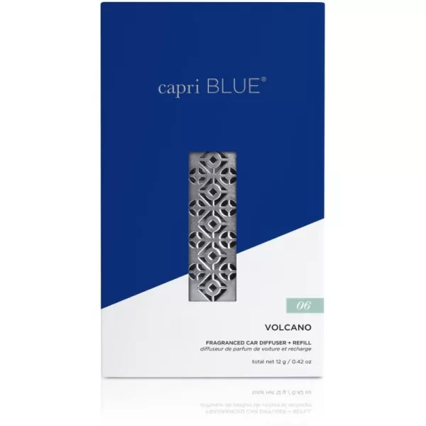 Capri Blue Fragranced Car Diffuser With Refills  Volcano Car Freshener  Fragrance Diffuser For CarVolcano