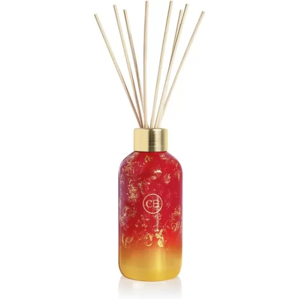 Capri Blue Glimmer Reed Diffuser Set  includes Diffuser Sticks Tinsel ampamp Spice Diffuser Oil and Glass Oil Diffuser Bottle  Mulberry ampamp Gold Diffusers for Home Decor 8 fl ozApple Cider Social