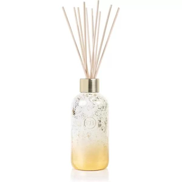 Capri Blue Glimmer Reed Diffuser Set  includes Diffuser Sticks Tinsel ampamp Spice Diffuser Oil and Glass Oil Diffuser Bottle  Mulberry ampamp Gold Diffusers for Home Decor 8 fl ozVolcano