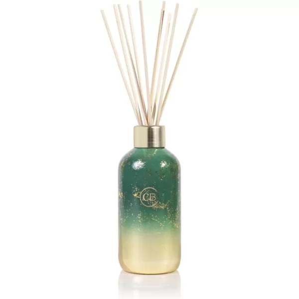 Capri Blue Glimmer Reed Diffuser Set  includes Diffuser Sticks Tinsel ampamp Spice Diffuser Oil and Glass Oil Diffuser Bottle  Mulberry ampamp Gold Diffusers for Home Decor 8 fl ozCrystal Pine
