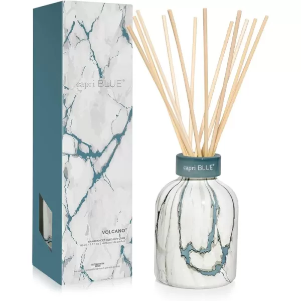 Capri Blue Reed Diffuser Set  Includes Modern Marble Oil Diffuser Diffuser Sticks ampamp Aroma Diffuser Oil  Air Freshener  Diffusers for Home Decor  Honeydew Crush Diffuser Scents 57 fl ozVolcano