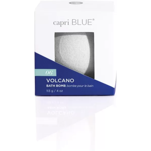 Capri Blue Volcano Bath Bomb with Moisturizing Shea Butter ampamp Coconut Oil  Bathtub Accessories for Spa Day  Bath Bombs for Women ampamp Men  Perfect Stocking Stuffers 4 Oz