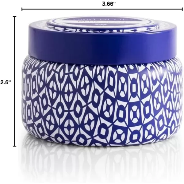 Capri Blue Honeydew Crush Scented Candle  Signature Printed Travel Tin Jar Candle  Luxury Aromatherapy Candle with a Soy Wax Blend  Blue Candle 85 oz