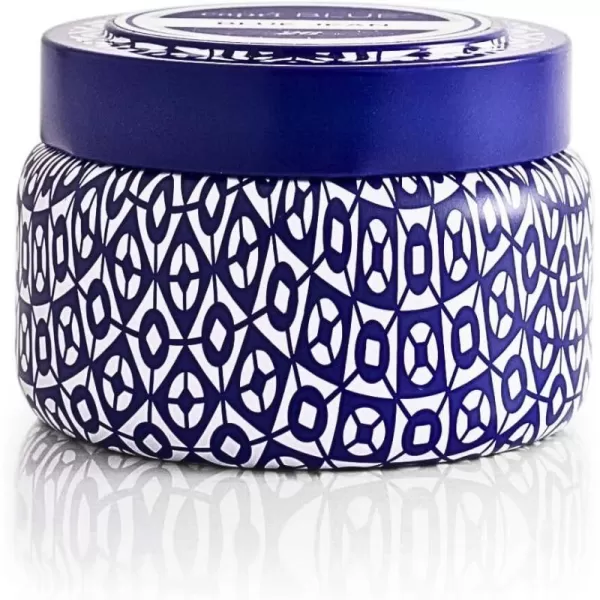 Capri Blue Tin Candle  85 Oz  Luxury Aromatherapy Candle with a Soy Wax Blend  Blue Jean Scented Candle