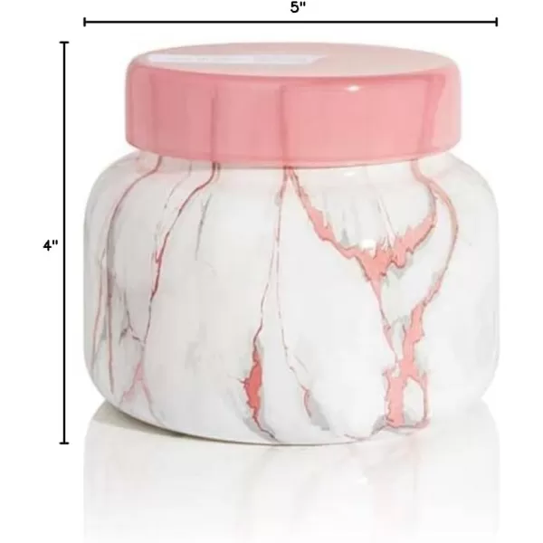 Capri Blue Paris Candle  Modern Marble Signature Jar  Glass Candle Holder with Glass Lid  Luxury Aromatherapy Candle  19 Oz