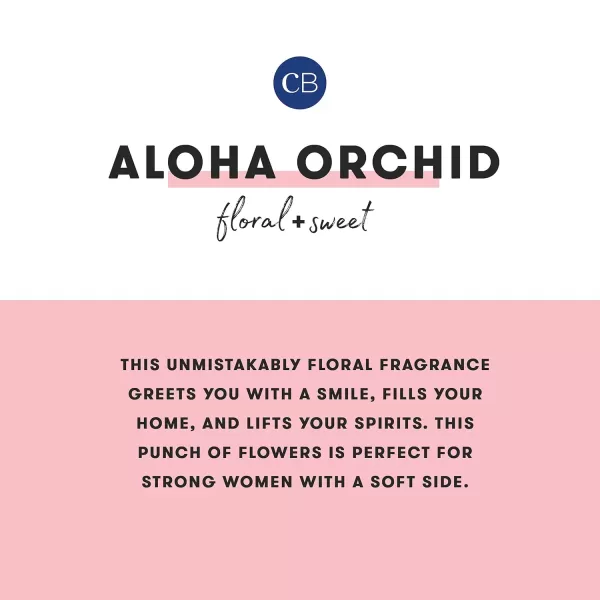 Capri Blue Aloha Orchid Body Wash  Floral Scented Liquid Body Soap  Moisturizing Body Wash  Paraben Sulfate CrueltyFree Vegan Body Wash 12 Oz