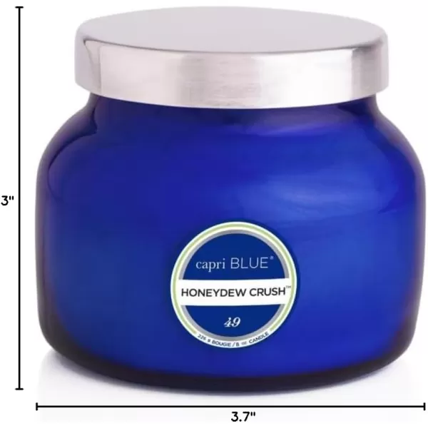 Capri Blue Scented Candles  Soy Candle Wax Blend  Jar Candles  Blue Candle Gifts for Women ampamp Men  Luxury Candles for Home Scented with Lemon Flower ampamp Sweet Sugar Cane  Pineapple Flower 19 ozHoneydew Crush