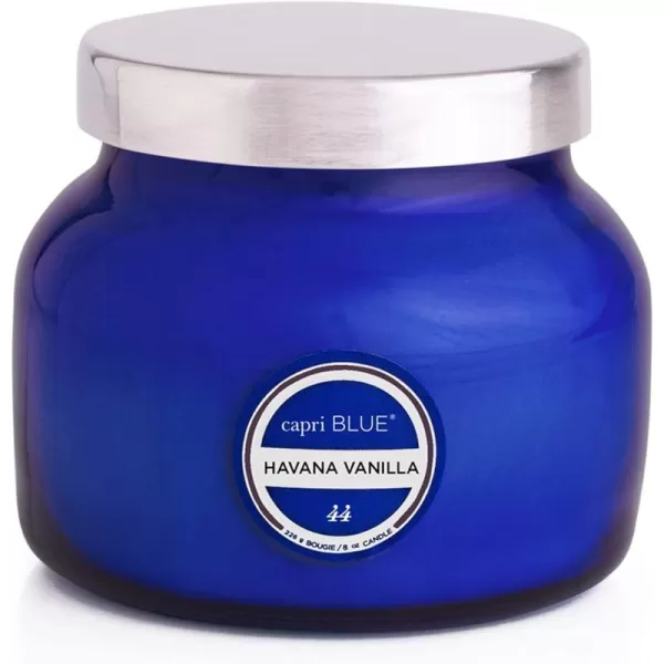 Capri Blue Scented Candles  Soy Candle Wax Blend  Jar Candles  Blue Candle Gifts for Women ampamp Men  Luxury Candles for Home Scented with Lemon Flower ampamp Sweet Sugar Cane  Pineapple Flower 19 ozHavana Vanilla