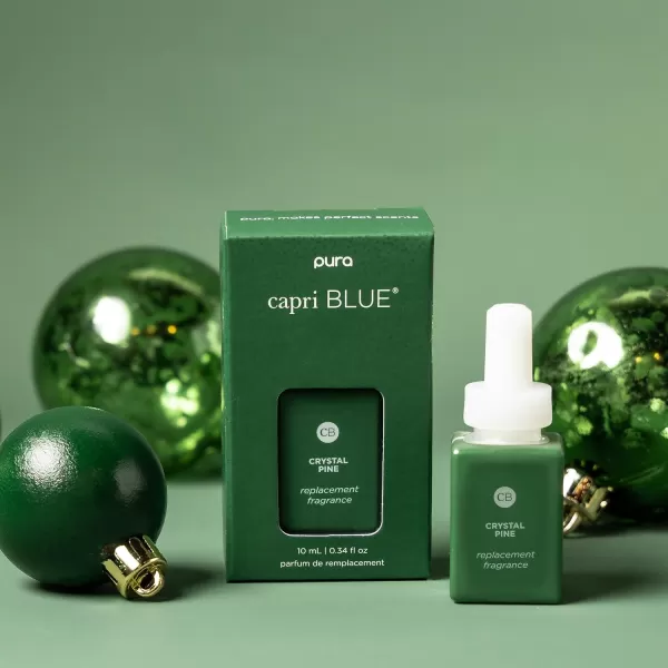 Capri Blue Pura Smart Home Plugin Diffuser Refills  Coconut Santal Capri Blue Pura Refills  Pura Diffuser Refills with Hibiscus ampamp Lime Scents  LongLasting Aromatherapy Diffuser Pack of 2Crystal Pine