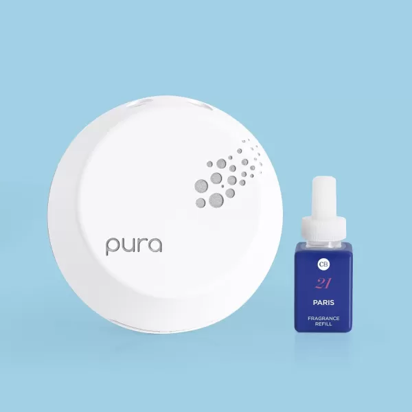 Capri Blue Pura Smart Home Plugin Diffuser Refills  Coconut Santal Capri Blue Pura Refills  Pura Diffuser Refills with Hibiscus ampamp Lime Scents  LongLasting Aromatherapy Diffuser Pack of 2Paris
