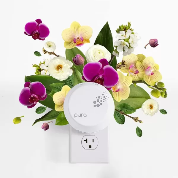 Capri Blue Pura Smart Home Plugin Diffuser Refills  Coconut Santal Capri Blue Pura Refills  Pura Diffuser Refills with Hibiscus ampamp Lime Scents  LongLasting Aromatherapy Diffuser Pack of 2Aloha Orchid