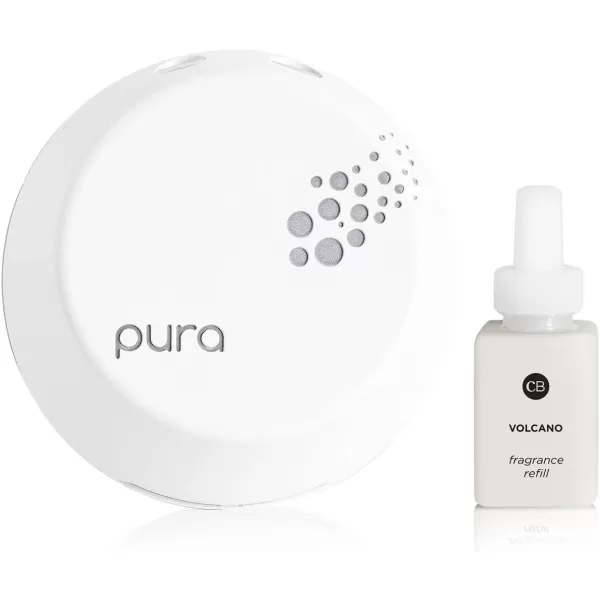 Capri Blue Pura Smart Home Plugin Diffuser Refills  Coconut Santal Capri Blue Pura Refills  Pura Diffuser Refills with Hibiscus ampamp Lime Scents  LongLasting Aromatherapy Diffuser Pack of 2Holiday Volcano