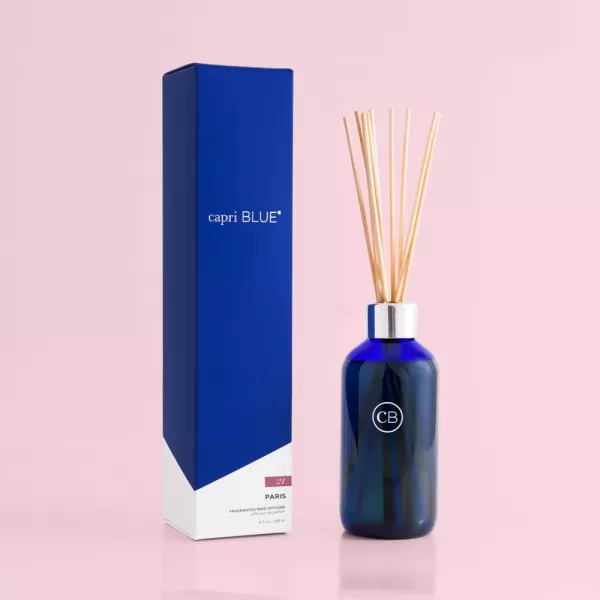 Capri Blue Reed Oil Diffuser  Comes with Diffuser Sticks Oil and Glass Bottle  Aromatherapy Diffuser  8 Fl Oz  Paris