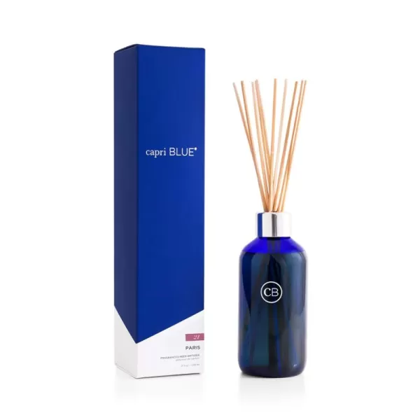 Capri Blue Reed Oil Diffuser  Comes with Diffuser Sticks Oil and Glass Bottle  Aromatherapy Diffuser  8 Fl Oz  Paris