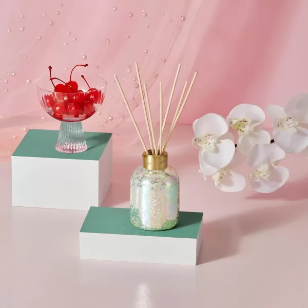 imageCapri Blue Reed Diffuser  Comes with Havana Vanilla Scented Diffuser Oil Diffuser Sticks and Mercury Iridescent Glass Bottle  Aromatherapy Diffuser 57 fl ozBlue Jean