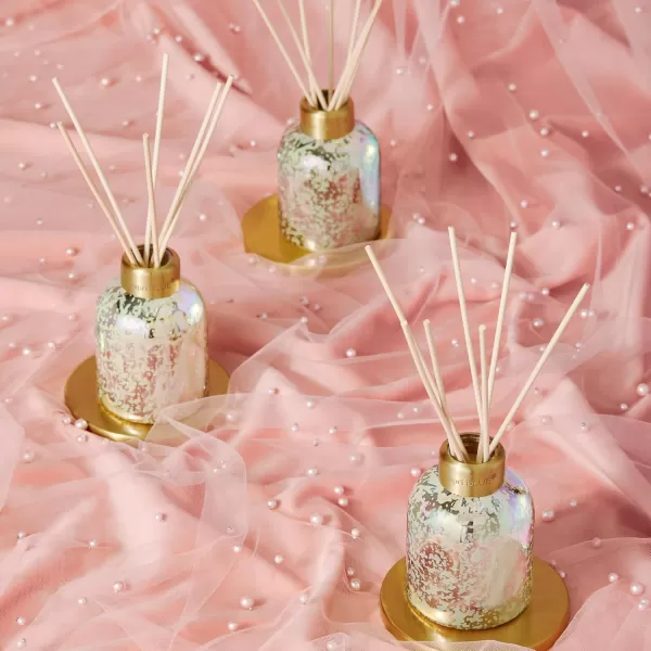 imageCapri Blue Reed Diffuser  Comes with Havana Vanilla Scented Diffuser Oil Diffuser Sticks and Mercury Iridescent Glass Bottle  Aromatherapy Diffuser 57 fl ozVolcano