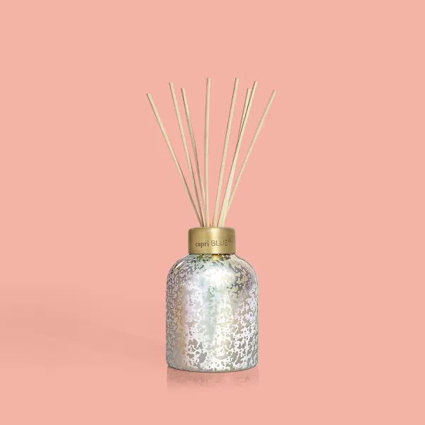 imageCapri Blue Reed Diffuser  Comes with Havana Vanilla Scented Diffuser Oil Diffuser Sticks and Mercury Iridescent Glass Bottle  Aromatherapy Diffuser 57 fl ozBlue Jean