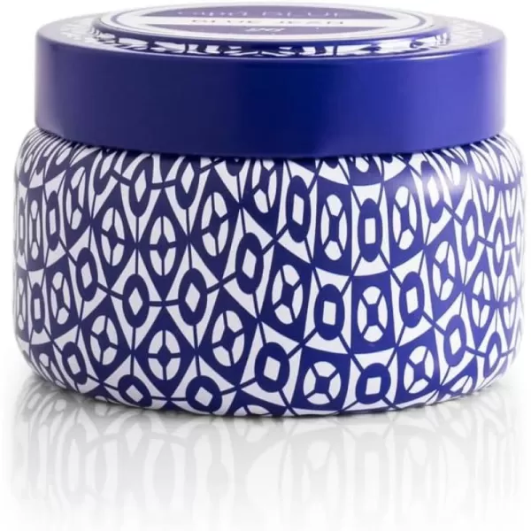 imageCapri Blue Honeydew Crush Scented Candle  Signature Printed Travel Tin Jar Candle  Luxury Aromatherapy Candle with a Soy Wax Blend  Blue Candle 85 oz