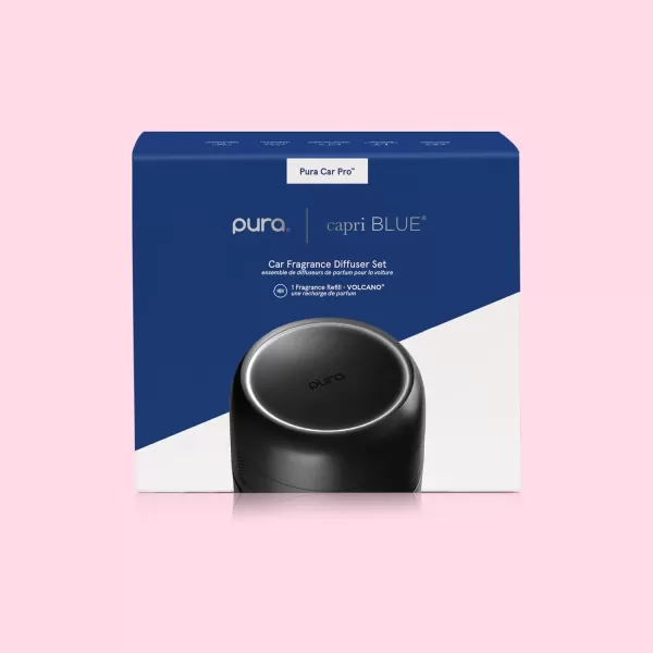 imageCapri Blue Volcano Pura Car Diffuser  Pura Car Air Freshener with Refills  Volcano Car Scent Diffuser Refills with Notes of Tropical Fruits ampamp Sugared Citrus  Car Accessories