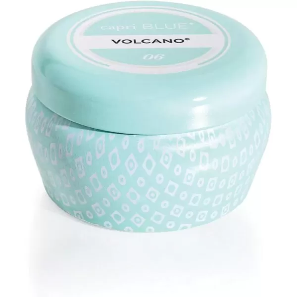 imageCapri Blue Volcano Scented Mini Tin Candle  Printed Mini Tin Jar Candle  Luxury Candles for Home Scented with Tropical Fruit ampamp Sugared Citrus  Soy Candle Wax Blend  Aqua Candle 3 ozAqua