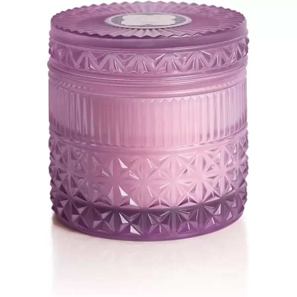 imageCapri Blue Gilded Muse Faceted Candle  Luxury Aromatherapy Candle  11 Oz  Blue Jean