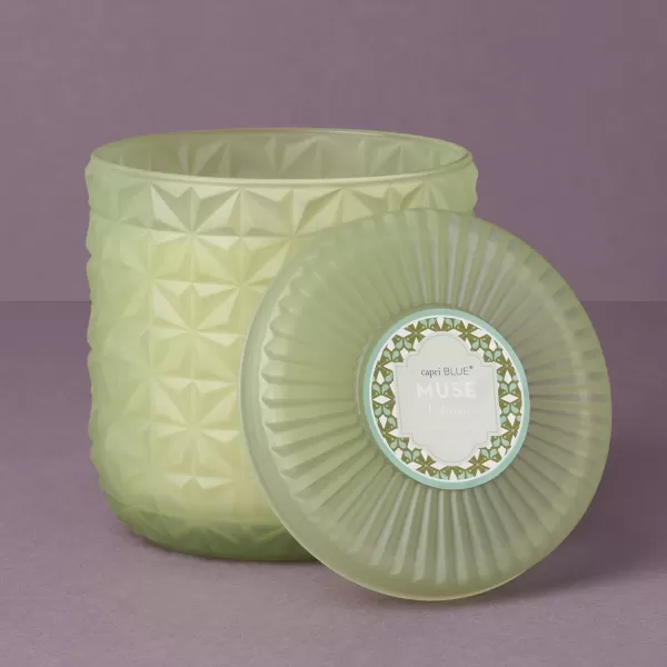 imageCapri Blue Jumbo Faceted Candle  30 Oz  Volcano