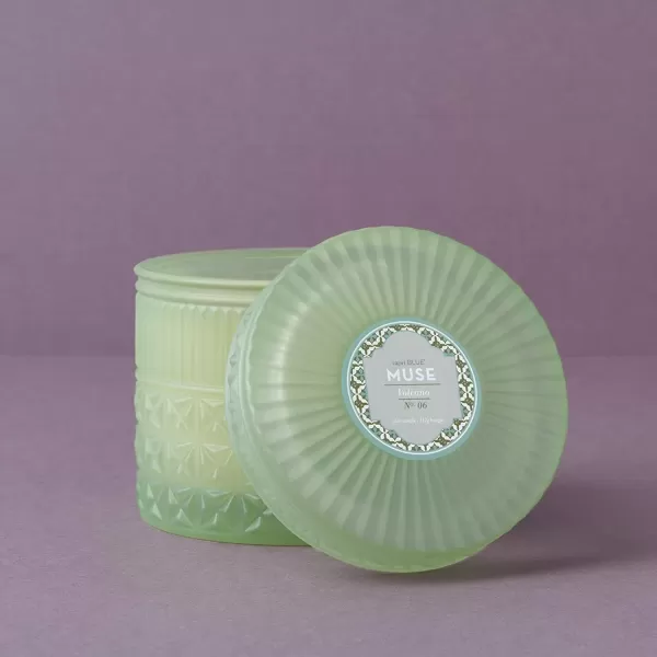 imageCapri Blue Muse Faceted Candle  11 Oz  Volcano