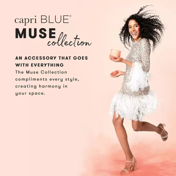 imageCapri Blue Muse Faceted Candle  11 Oz  Volcano