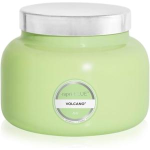 imageCapri Blue Volcano Scented Candle  Soy Wax Blend  Long Lasting Large Candle with Up to 85 Hours of Burn Time  Signature Iced Matcha Green 19 oz