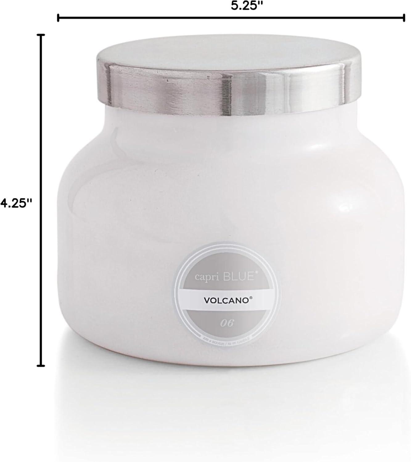 imageCapri Blue Volcano Scented Candles  Luxury Candles for Home Scented with Tropical Fruit ampamp Sugared Citrus  Long Lasting Soy Wax Blend  Petite Glass Jar Iced Matcha Green 8 ozWhite