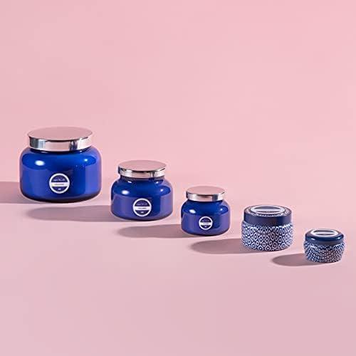 imageCapri Blue Volcano Scented Candles  Luxury Candles for Home Scented with Tropical Fruit ampamp Sugared Citrus  Long Lasting Soy Wax Blend  Petite Glass Jar Iced Matcha Green 8 ozBlue