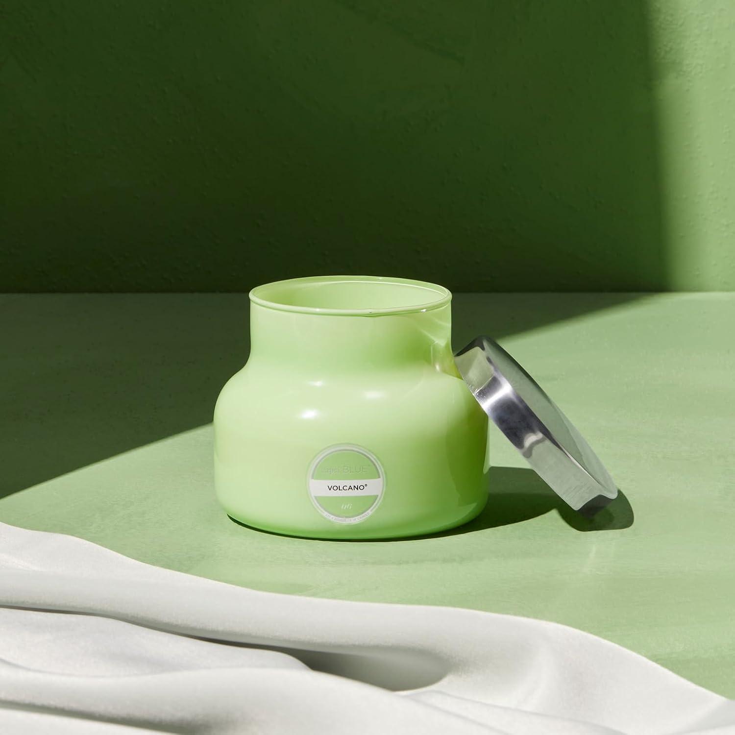 imageCapri Blue Volcano Scented Candles  Luxury Candles for Home Scented with Tropical Fruit ampamp Sugared Citrus  Long Lasting Soy Wax Blend  Petite Glass Jar Iced Matcha Green 8 ozIced Matcha Green