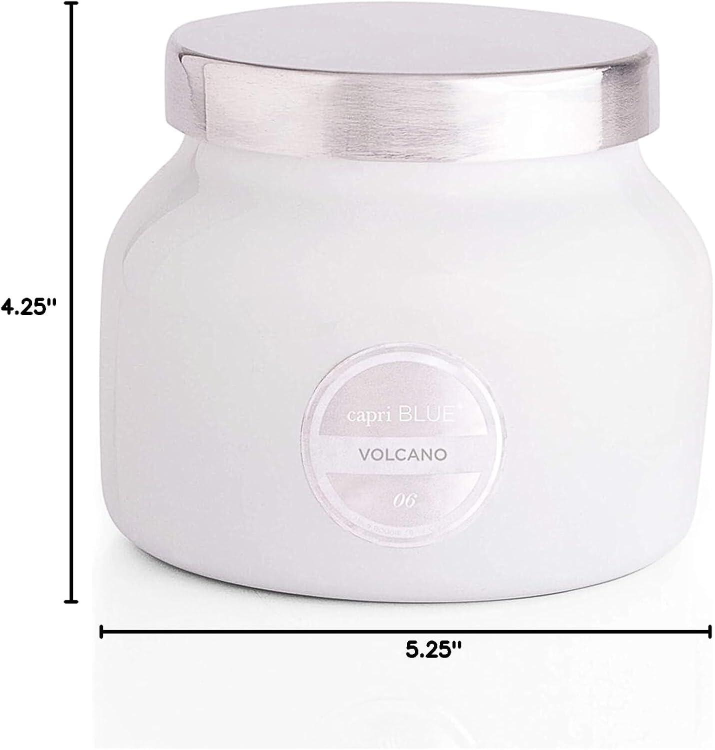 imageCapri Blue Volcano Scented Candles  Luxury Candles for Home Scented with Tropical Fruit ampamp Sugared Citrus  Long Lasting Soy Wax Blend  Petite Glass Jar Iced Matcha Green 8 ozWhite