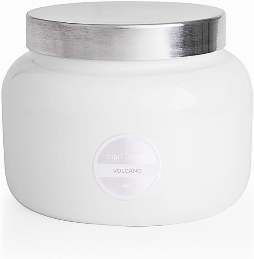 imageCapri Blue Volcano Scented Candles  Luxury Candles for Home Scented with Tropical Fruit ampamp Sugared Citrus  Long Lasting Soy Wax Blend  Petite Glass Jar Iced Matcha Green 8 ozWhite