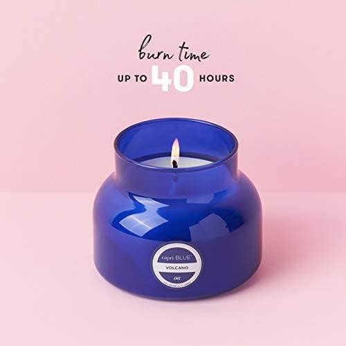 imageCapri Blue Volcano Scented Candles  Luxury Candles for Home Scented with Tropical Fruit ampamp Sugared Citrus  Long Lasting Soy Wax Blend  Petite Glass Jar Iced Matcha Green 8 ozBlue