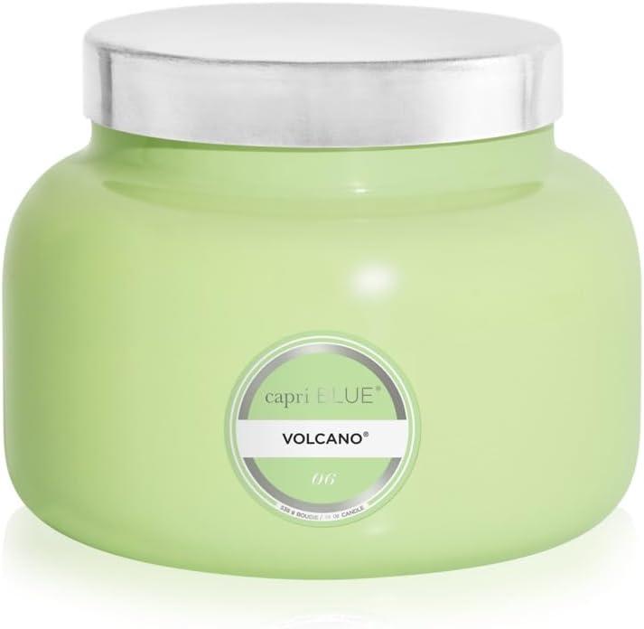imageCapri Blue Volcano Scented Candles  Luxury Candles for Home Scented with Tropical Fruit ampamp Sugared Citrus  Long Lasting Soy Wax Blend  Petite Glass Jar Iced Matcha Green 8 ozIced Matcha Green