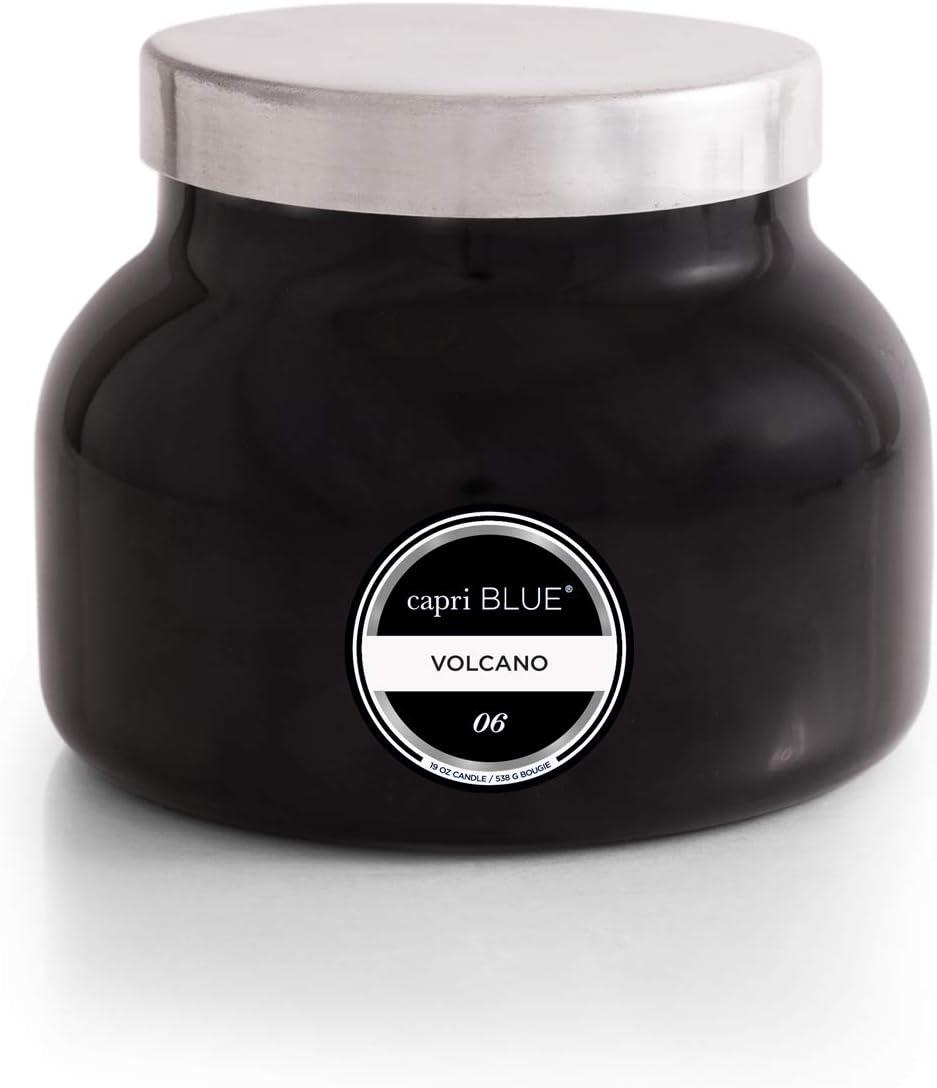 imageCapri Blue Volcano Scented Candles  Luxury Candles for Home Scented with Tropical Fruit ampamp Sugared Citrus  Long Lasting Soy Wax Blend  Petite Glass Jar Iced Matcha Green 8 ozBlack