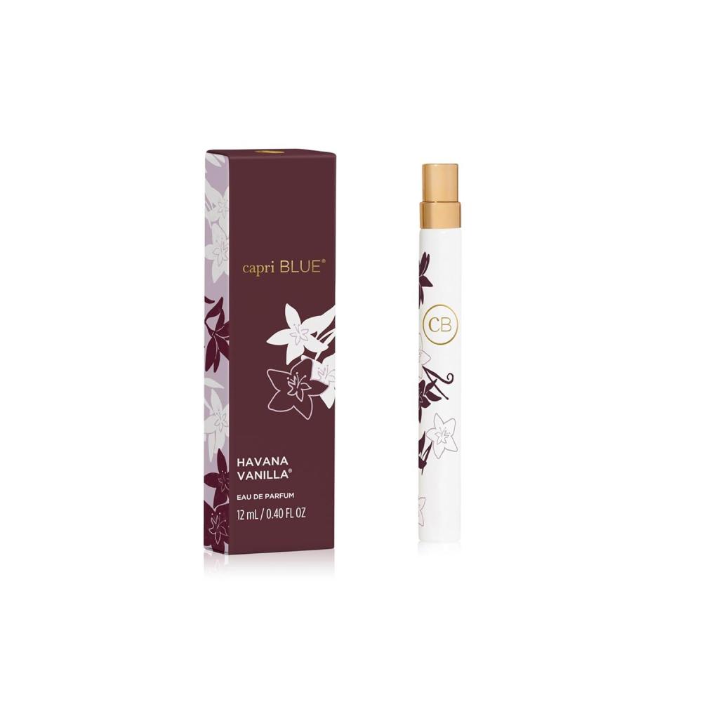 imageCapri Blue Eau de Parfum Spray Pen  Summer Fragrance  Mini Perfumes for Women  Travel Size Vanilla Perfume with Notes of Tobacco Bergamot ampamp Sandalwood Havana Vanilla 04 fl oz