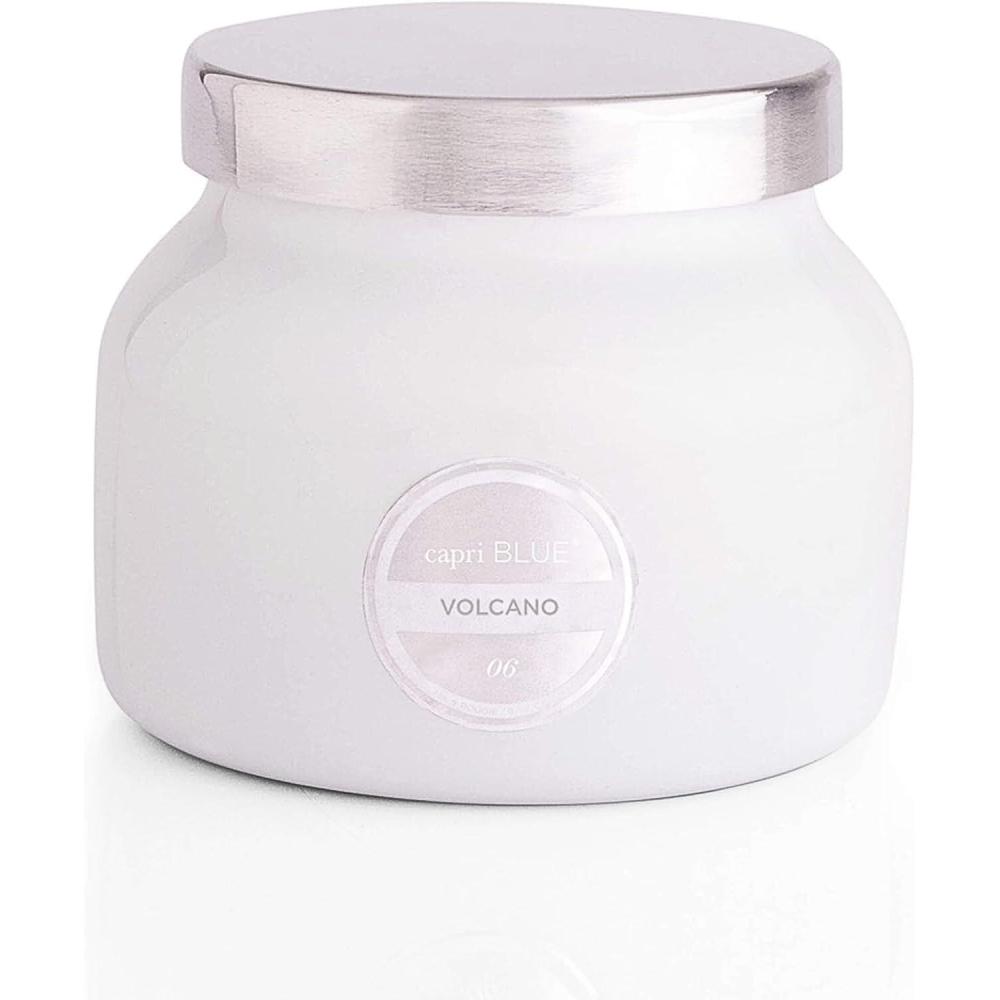 imageCapri Blue Volcano Scented Candles  Luxury Candles for Home Scented with Tropical Fruit ampamp Sugared Citrus  Long Lasting Soy Wax Blend  Petite Glass Jar Iced Matcha Green 8 ozWhite