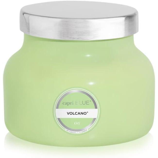 imageCapri Blue Volcano Scented Candles  Luxury Candles for Home Scented with Tropical Fruit ampamp Sugared Citrus  Long Lasting Soy Wax Blend  Petite Glass Jar Iced Matcha Green 8 ozIced Matcha Green