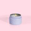 imageCapri Blue Volcano Scented Candles  Printed Travel Tin  Blended Soy Candles for Home Scented with Tropical Fruits ampamp Sugared Citrus  Spring Home Decor Iced Matcha Green Color 85 ozLavender