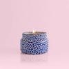 imageCapri Blue Volcano Scented Candles  Printed Travel Tin  Blended Soy Candles for Home Scented with Tropical Fruits ampamp Sugared Citrus  Spring Home Decor Iced Matcha Green Color 85 ozCobalt Blue