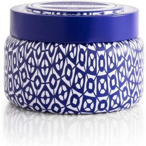 imageCapri Blue Volcano Scented Candles  Printed Travel Tin  Blended Soy Candles for Home Scented with Tropical Fruits ampamp Sugared Citrus  Spring Home Decor Iced Matcha Green Color 85 ozCobalt Blue