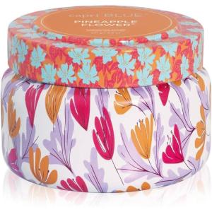 imageCapri Blue Scented Candles for Women ampamp Men  Pattern Play Travel Tin Small Candles  Soy Wax Blend  Luxury Home Decor with Notes of Pineapple Lemon Flower ampamp Sugarcane Pineapple Flower 85 oz