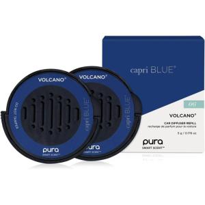 imageCapri Blue Pura Car Diffuser Refills  Use with Pura Car Air Fresheners  Car Accessories  2 Car Scent Diffuser Refills  Notes of Honeydew Grapefruit ampamp Apple Honeydew Crush 2 Pack Refills OnlyVolcano