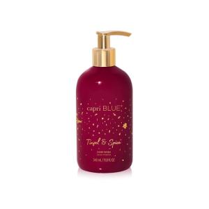 imageCapri Blue Large Moisturizing Hand Wash Soap  Liquid Hand Soap with Pump Bottle  Gentle ampamp Hydrating Skin Care  Notes of Tropical Fruits ampamp Sugared Citrus Volcano 118 fl ozTinsel  Spice