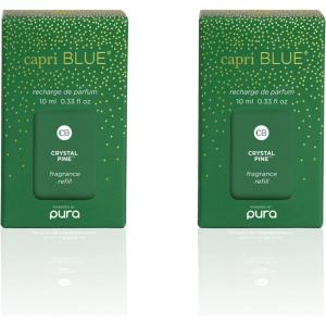 imageCapri Blue Pura Diffuser Refills  Luxury Home Fragrance  Long Lasting Oil Diffuser Scents with Notes of Brown Sugar Cinnamon ampamp Raspberry Cream Sugared Spice Twist Pack of 2 Pura RefillsCrystal Pine
