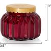 imageCapri Blue Royal Gem Holiday Candles  Jar Candles  Soy Wax Blend with Glass Candle Holder  Scented Candles for Home Sugared Spice Twist 8 oz